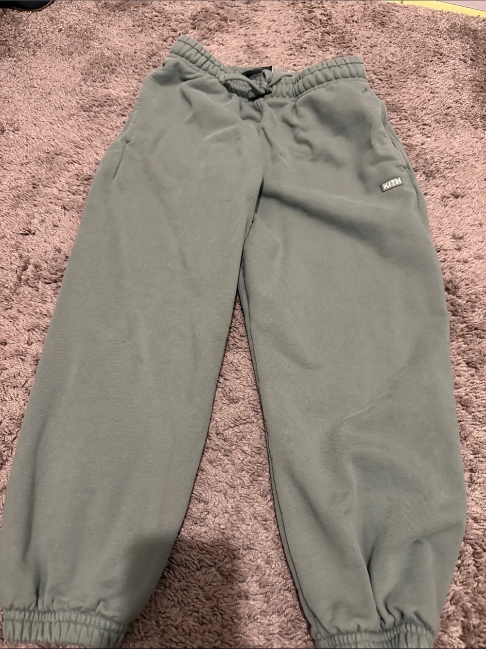 Kith Kids Sage Green Jogger Sweatpants